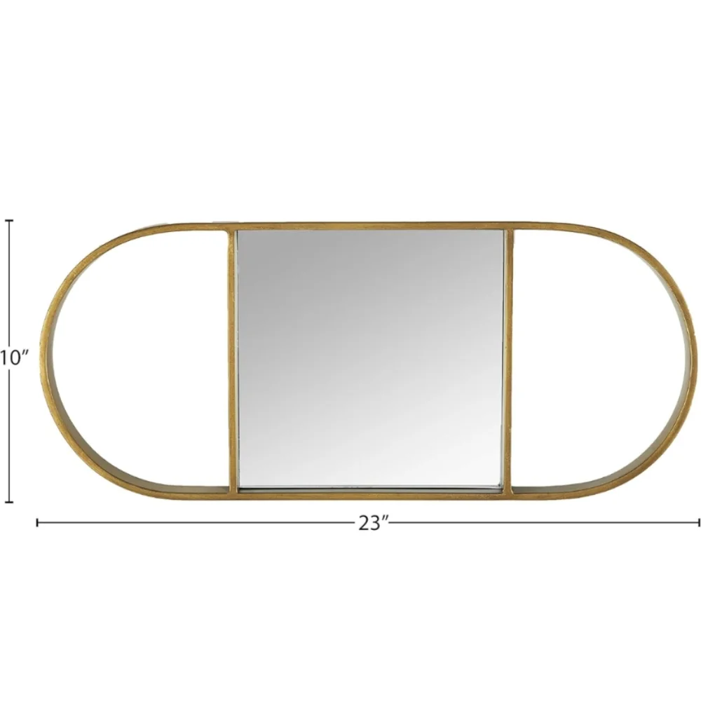 Mid Century modern oval Mirror